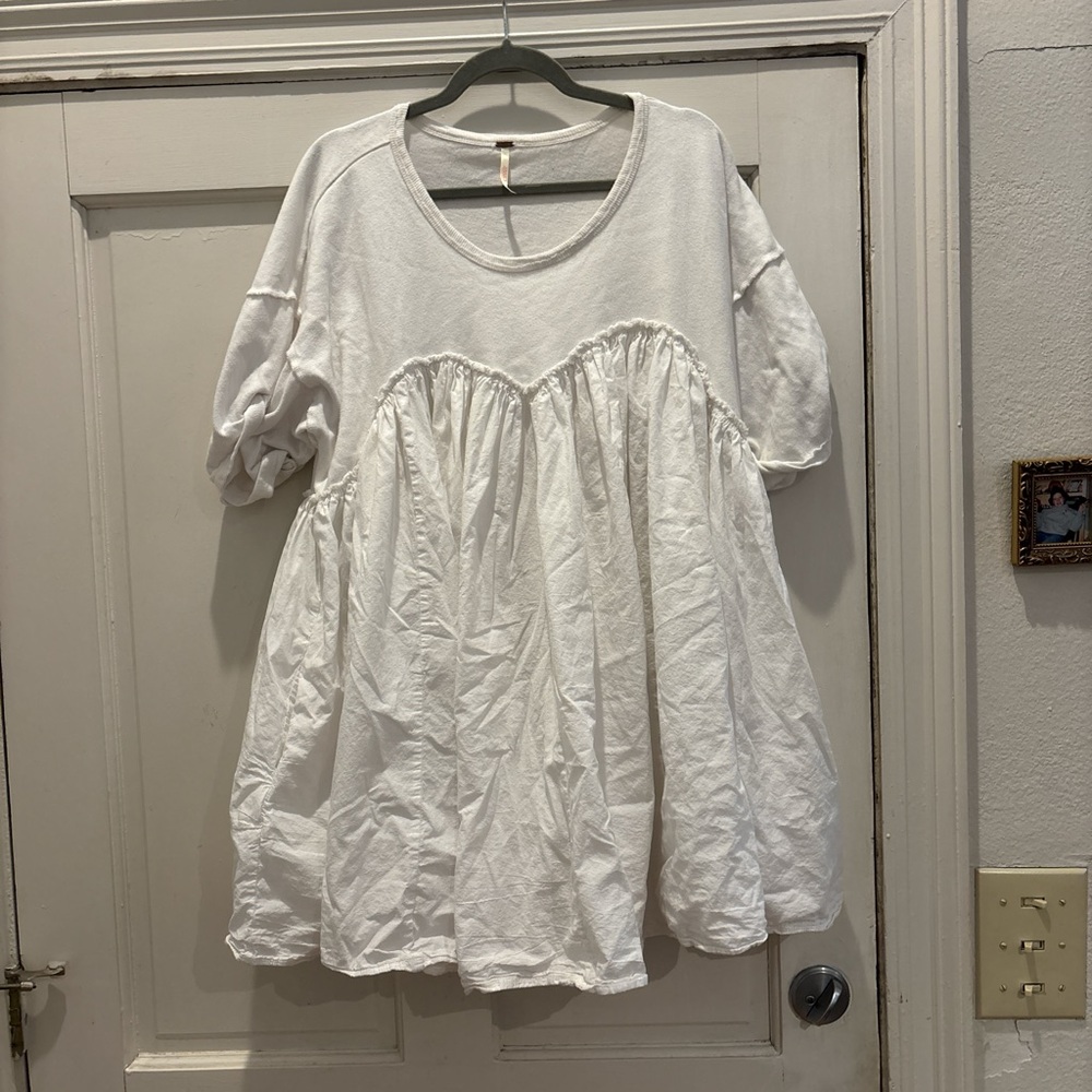 Free People White Mini Dress